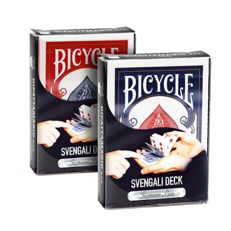 Bicycle Zauberkarten - Supreme Line - Mazzo Svengali rot