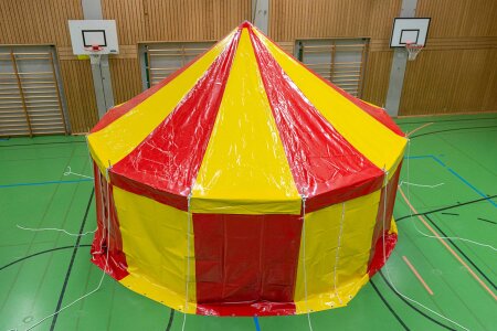 Example Circus Tent – SchenkSpass Lightweight Tent with Fixed Frame Ø 10 m Round