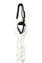 Trapez 55 cm, Seillänge 2,5 m weiß