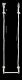 Trapez 55 cm, Seillänge 2,5 m weiß