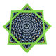 SchenkSpass Spinning Cloth for Flow Arts and Leisure Spiral Blue