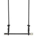 Weighted Trapeze - Unicycle - 55 cm Bar - 3 m Rope Length - 2 x 2 kg Weights black