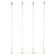 Trippeltrapez horizontal Trapeze - Unicycle - 3 x 55 cm Bars - 2.5 m Seillänge