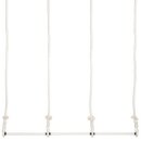 Trippeltrapez horizontal Trapeze - Unicycle - 3 x 55 cm Bars - 2.5 m Seillänge schwarz