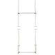 Doppeltrapez vertikal, 2x 55cm,  Seillänge 1,6 m +...