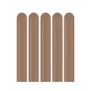 Modellierballons 260 – 5 x 153 cm – 100 Stück mocha