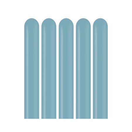 Modellierballons 260 – 5 x 153 cm – 100 Stück babyblau