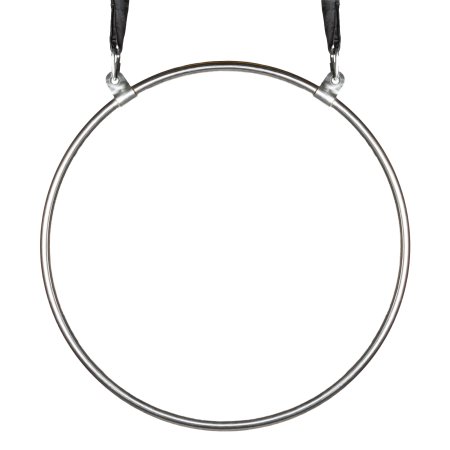 Aerial Hoop Ring Luftring Aerialring Ein-Punkt-Lyra Tanzstudio Silber 