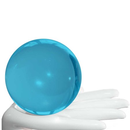 acryllic ball light blue