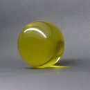 Acrylic contact juggling ball yellow