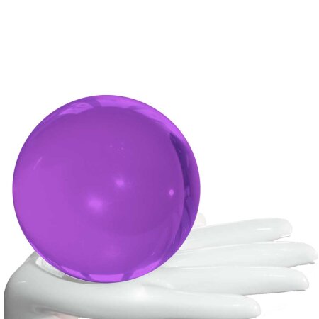 Acrylic contact juggling ball lila 76 mm