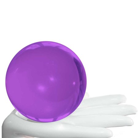 Acrylic contact juggling ball lila 90 mm