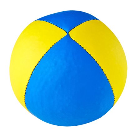 Jonglierball Henrys Beanbag Stretch, 125 g, 67 mm blue-yellow