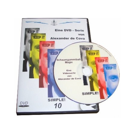 DVD in German - foam ball magic v. A. de Cova