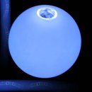 Jonglierball LED 150g, 70 mm  weiß