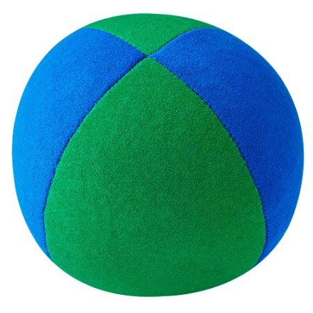 Juggling balls - Henrys Beanbag Premium, velours, 85 g, 58 mm (small) blue-green