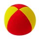 Juggling balls - Henrys Beanbag Premium, velours, 85 g, 58 mm (small) red-yellow