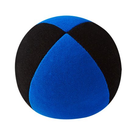 Juggling balls - Henrys Beanbag Premium, velours, 85 g, 58 mm (small) black-blue