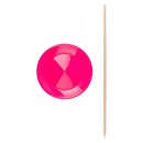 Spinning Plate with wooden stick Schwab neon pink