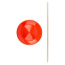 Spinning Plate with wooden stick Schwab orange