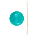 Spinning Plate with wooden stick Schwab turquois