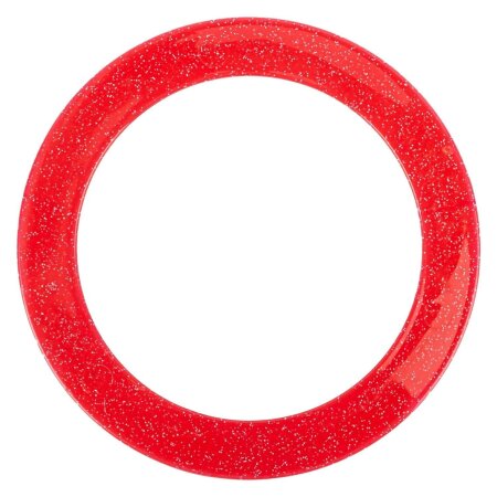 Jonglierring Junior Glitter MB 80 g, 24 cm rot