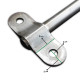 Trapeze bar / spreader for aerial artistry, stainless steel 2- double points