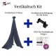 - Aerial Fabric Color Navy Blue + Black Ceiling Mount