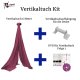 - Aerial Fabric Color Maroon +  White Ceiling Mount 