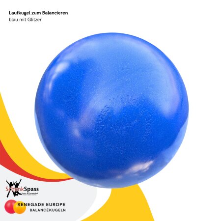 blau mit wenig Glitzer